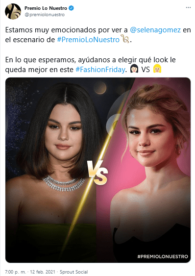 Premio-Lo-Nuestro-en-Twitter-Selena-Gomez