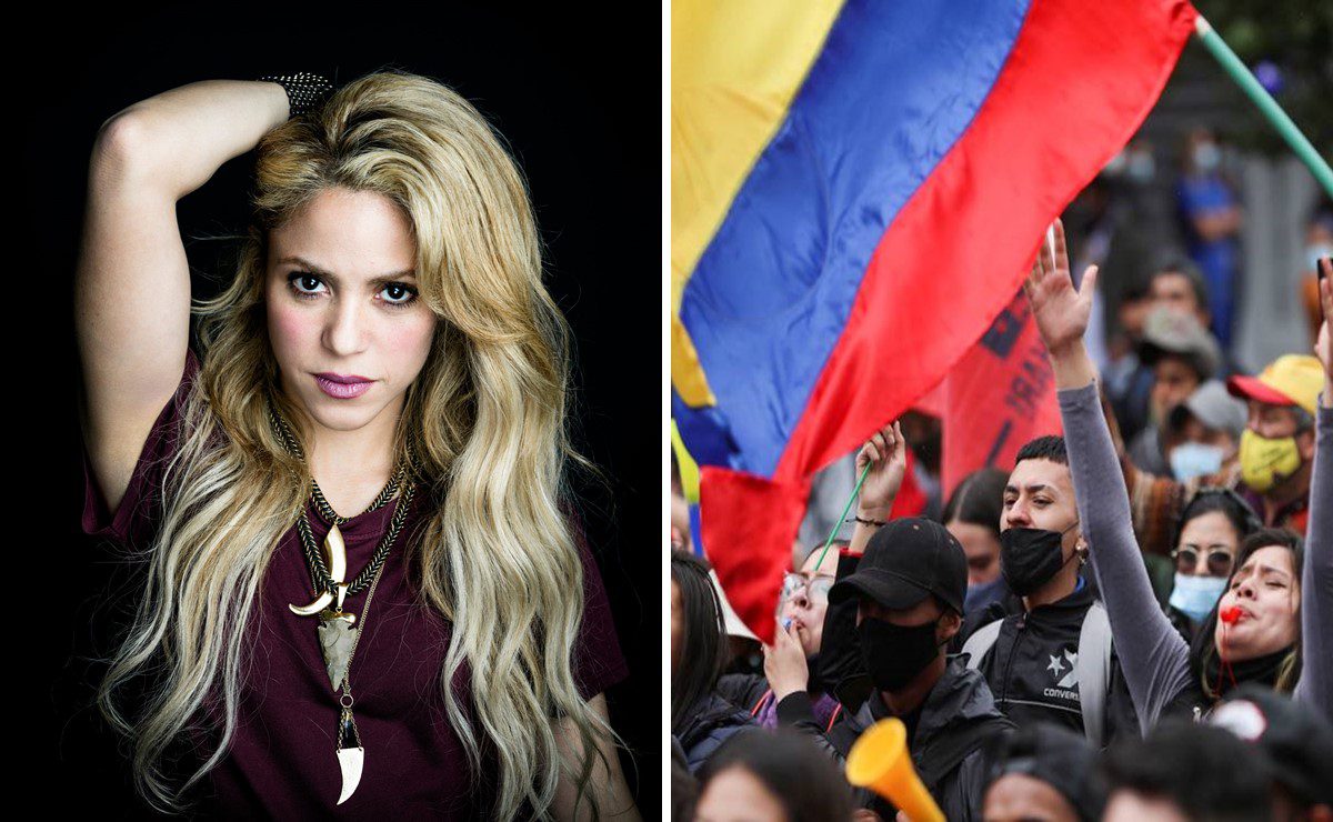 Shakira se pronuncia ante la violencia en Colombia