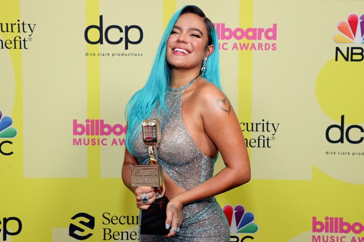 Karol G en los premios Billboard Music Awards 2021