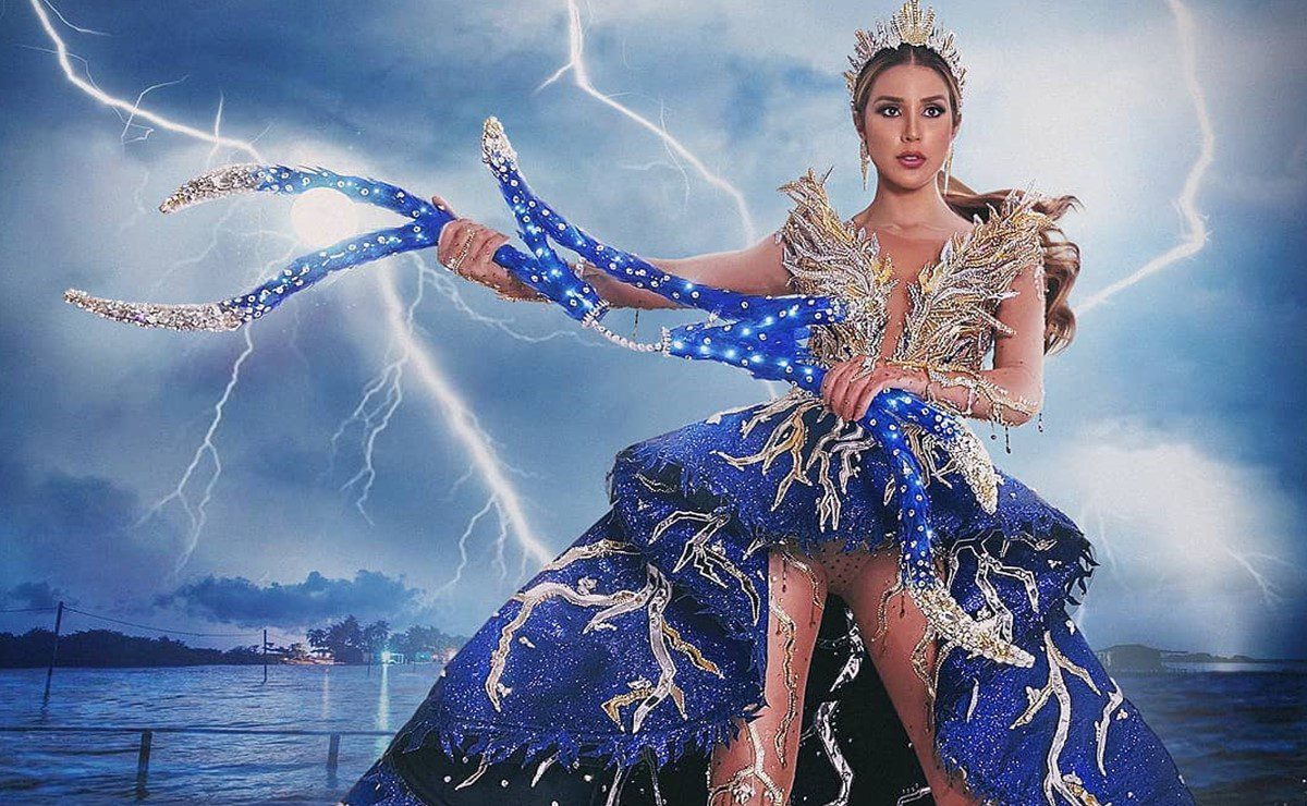 traje típico de Mariangel Villasmil para el Miss Universo 2021