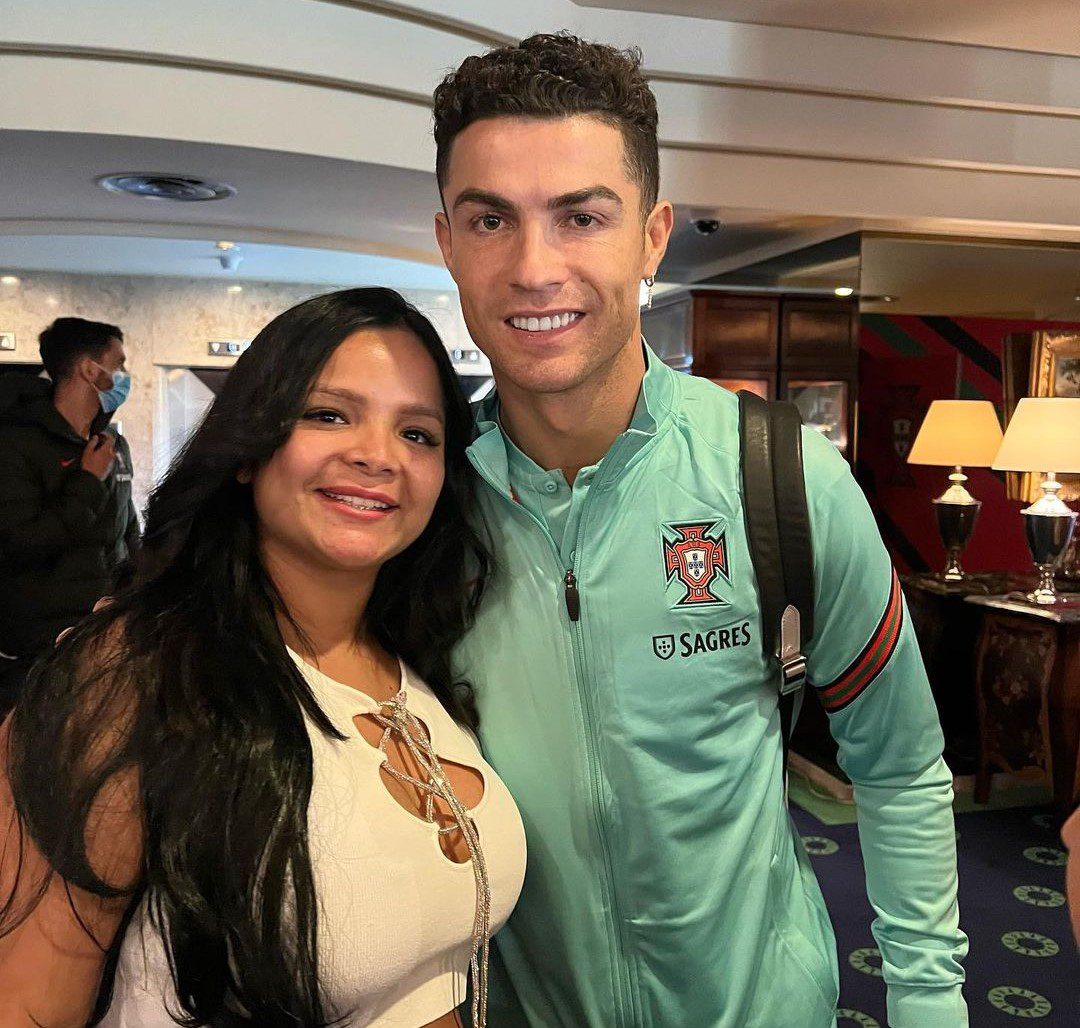 Georgi Laya y Cristiano Ronaldo