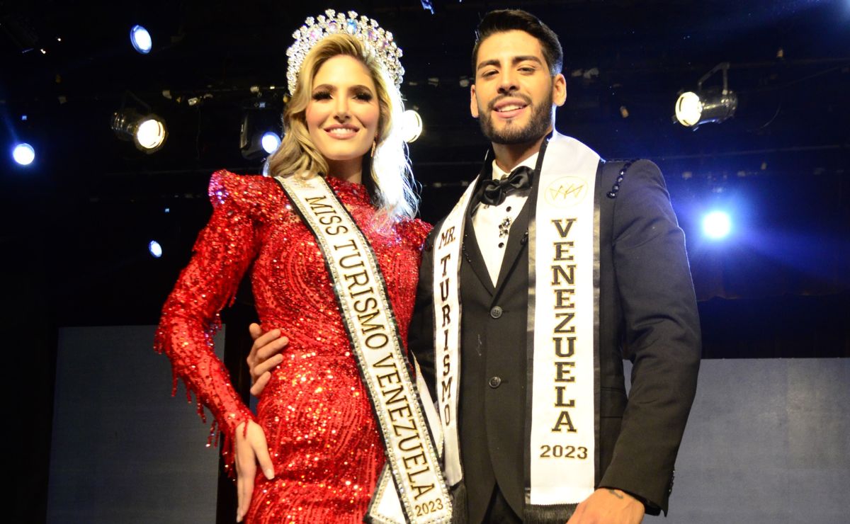 Estephany Abasali y Joseph Daniel Pérez Los triunfadores de Miss y Míster Turismo Venezuela 2023
