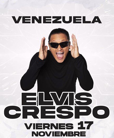 Elvis Crespo vendrá a Venezuela este 17 de noviembre de 2023