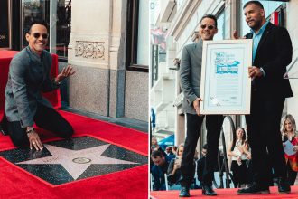 Marc Anthony recibe su estrella en el Paseo de la Fama de Hollywood este 7 de septiembre de 2023