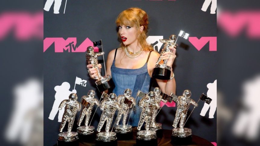 Taylor Swift triunfa en los MTV Video Music Awards al obtener 9 premios